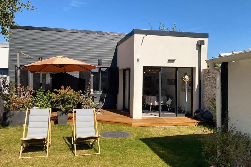 La Baie Latitude, Gite Proche Mer Avec Jardin Le Crotoy Exteriör bild